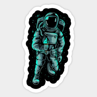 Space cream Sticker